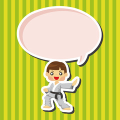 Taekwondo theme elements