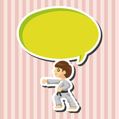 Taekwondo theme elements