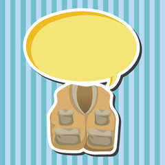 Fishing clothes theme elements