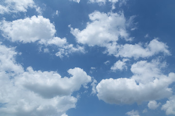 Naklejka na ściany i meble clouds, clouds, clouds, sunny day, sunshine, blue skies, white clouds
