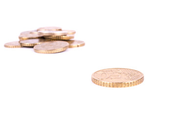 Kleingeld freigestellt 