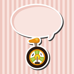 circus unicycle theme elements