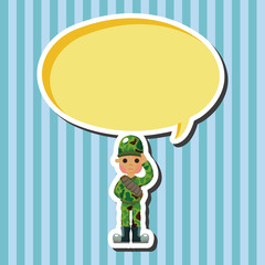 people theme soldier elements
