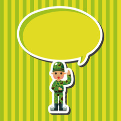 people theme soldier elements