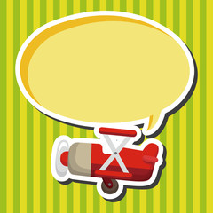 transportation airplane theme elements