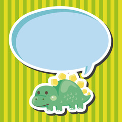 dinosaur cartoon theme elements