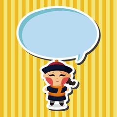 Chinese people theme elements