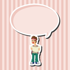 boy character theme elements
