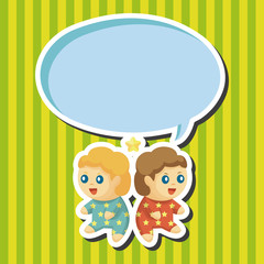 Constellation Gemini theme elements