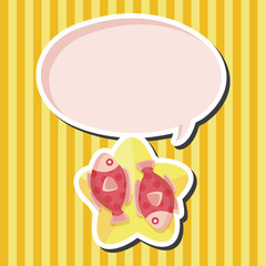 Constellation Pisces theme elements