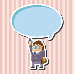 Office workers theme elements