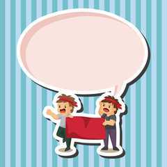 Protesters theme elements