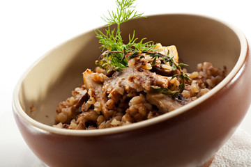 Buckwheat with Mushrooms