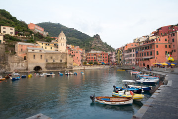 Fototapeta na wymiar 5 terre, Vernazza