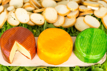 Very nice delicate presentation of three different flavored