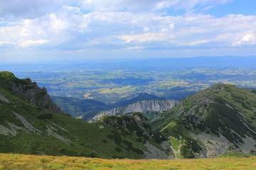 Naklejka premium Tatry - widok z Kasprowego Wierchu.