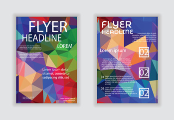 business flyer graphic design element flyer template vector