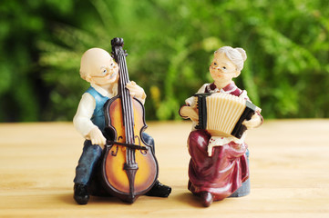 Ceramic dolls