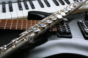 Obraz premium Musical instruments, closeup