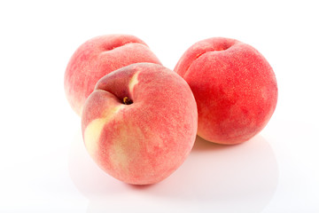 Japan Peaches isolated on white background