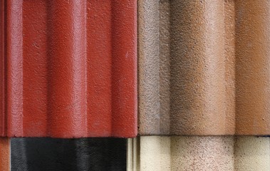 Abstract background of overlapping roof tiles © bkkweekender