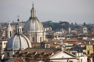 Plakat Rome roofs
