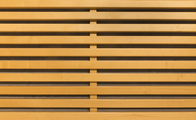 Yellow wooden lattice