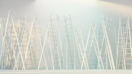 Game of Ladder / 3D render image © tontectonix