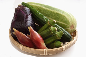 野菜　夏の日本の野菜
