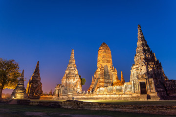 Fototapeta premium Wat Chaiwatthanaram Temple of Ayuthaya