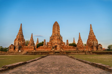 Fototapeta premium Wat Chaiwatthanaram Temple of Ayuthaya