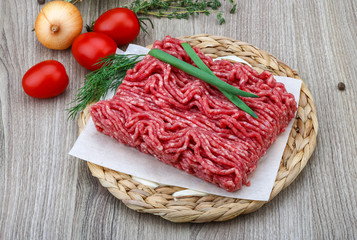 Raw minced meat