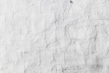 white painted old concrete wall