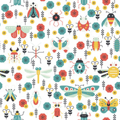 Colorful Bug Pattern