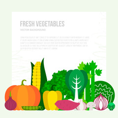Fresh Vegetables Concept