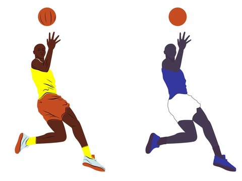 illustration basketball player
