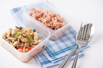 Clean food lunch box