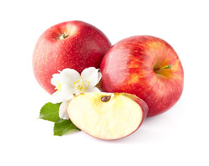 Apple with jasmine flowers