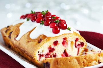 Cranberry Cake for Christmas