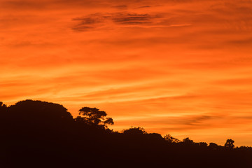 Fototapeta na wymiar Balinese sunset
