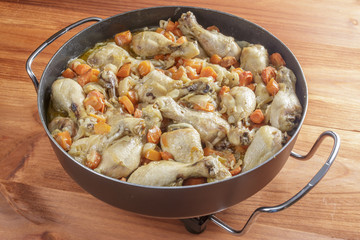 Chicken with carrots
