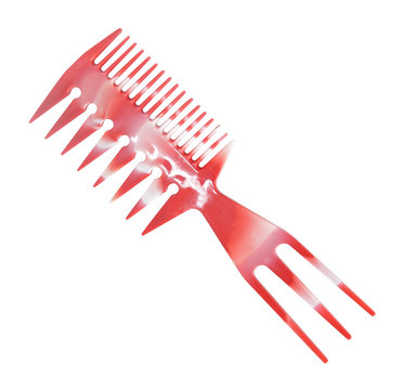 comb isolated over white background.