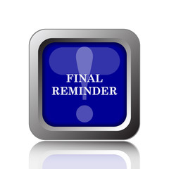 Final reminder icon