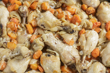 Chicken with carrots