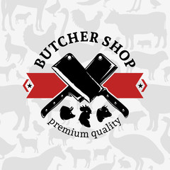 Butcher Shop Label Template