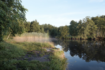 Fototapeta na wymiar Landschaften in Ostfriesland, das Wolfsmeer