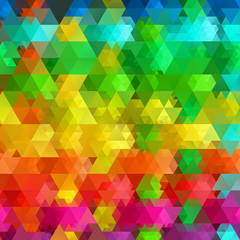 Fototapeta premium Abstract triangle colorful texture