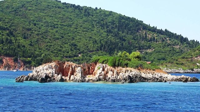 Greek island in the Ionian Sea Ithaka