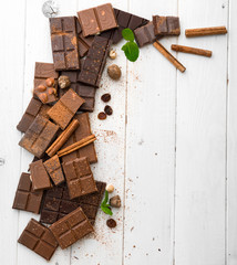 variety of chocolate