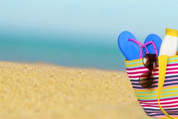 Vacations, Summer, Beach Bag.